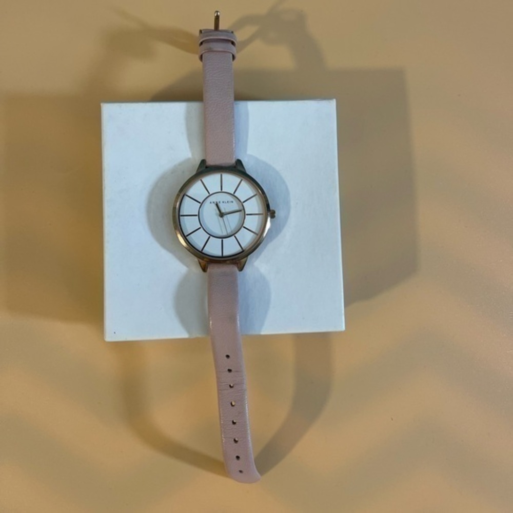Anne Klein Genuine Leather Watch